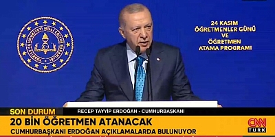 Cumhurbaşkanı Erdoğan’dan Öğretmenlere ve Eğitime Yeni Vizyon