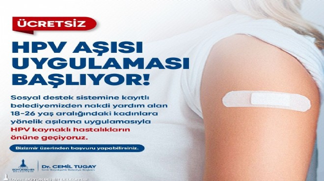 İzmir’de Ücretsiz HPV Aşısı Uygulaması Başladı: 18-26 Yaş Arası Kadınlar Faydalanabilecek