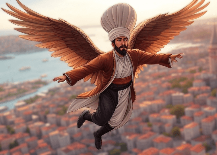 Uçan bilgin Hezarfen Ahmet Çelebi'nin hikayesi. Hezarfen Ahmet Çelebi, Osmanlı'nın