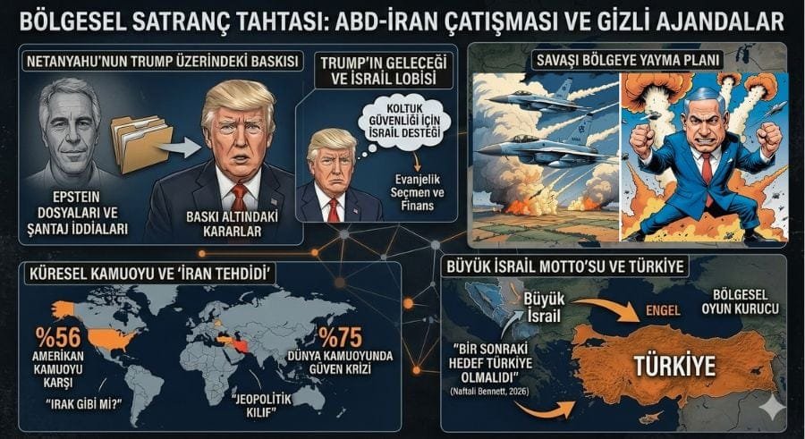 Netanyahu’nun, ABD askeri gücünü İran rejimine karşı mobilize etmek için