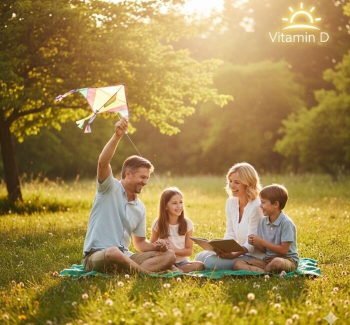 Güneş vitamini D”, kemik sağlığı, bağışıklık sisteminin doğru çalışması ve