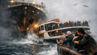 Yolcularını korkunç bir deniz kazasından kurtaran kahraman Kaptan‘ı dehşete düşüren