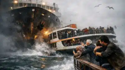 Yolcularını korkunç bir deniz kazasından kurtaran kahraman Kaptan‘ı dehşete düşüren