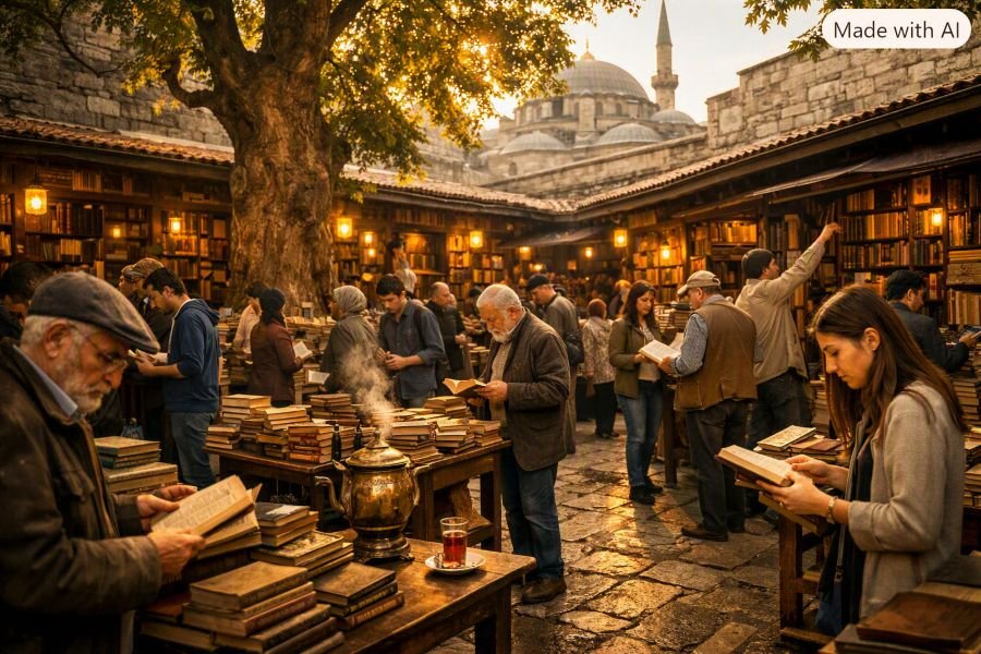 Sahaf Arif Usta’nın Kağıt Kokulu Dünyası.. Sabahın İlk Işıkları ve