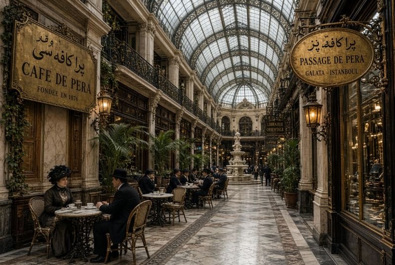 İstiklal Caddesi: Yükseliş, Çöküş ve Dönüşüm 5 19. Yüzyıl Pera Pasajı - Lebon ve Markiz Ruhu