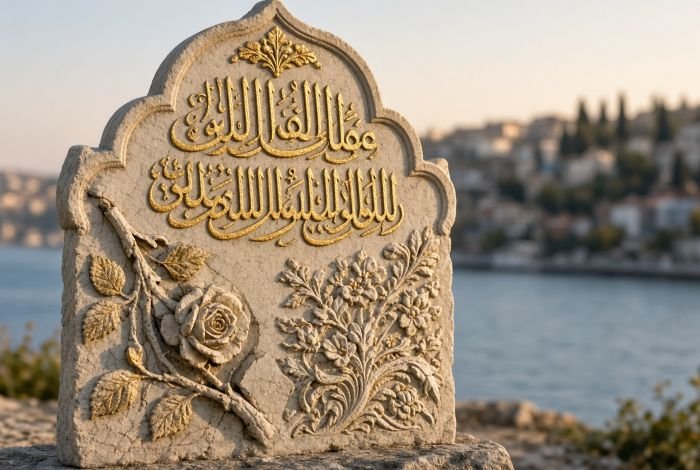 Bin Yıllık Hafıza: Karacaahmet, Eyüpsultan ve Aşiyan 7 Eyüpsultan – Mezar Taşı Detayı ve Sembolizm